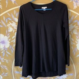 True Religion Black Long sleeve tee